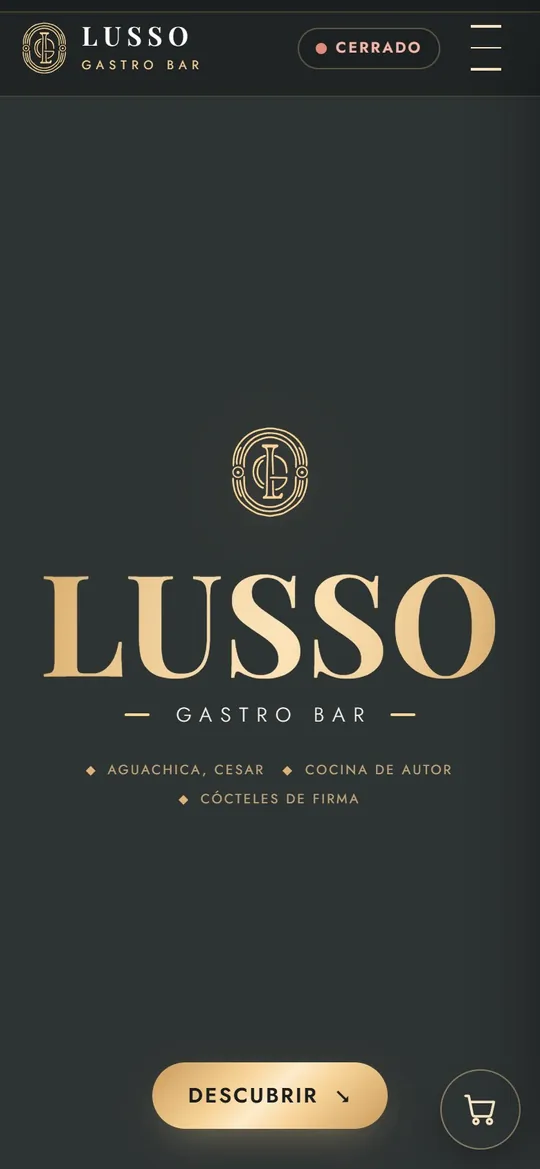 Lusso Gastro Bar en celular