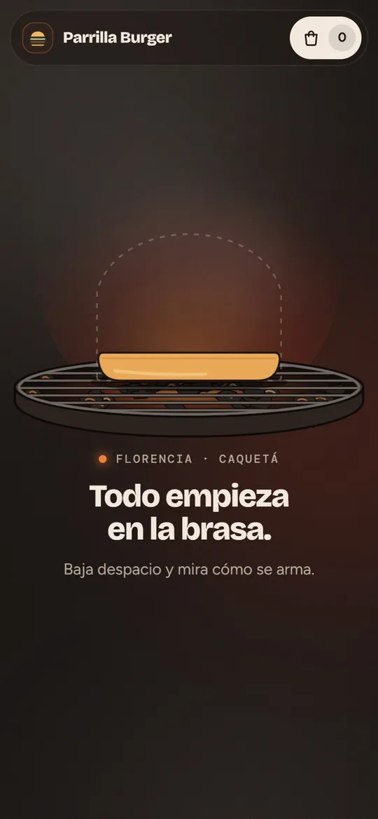 Parrilla Burger en celular